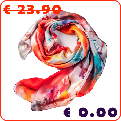 Moderner Schal in verschiedenen Farben, jetzt mit spektakulärem Rabatt
